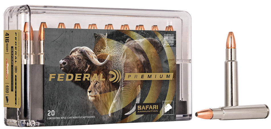 Federal Premium Safari Cape-Shok .416 Rigby 400 gr JSP ammo