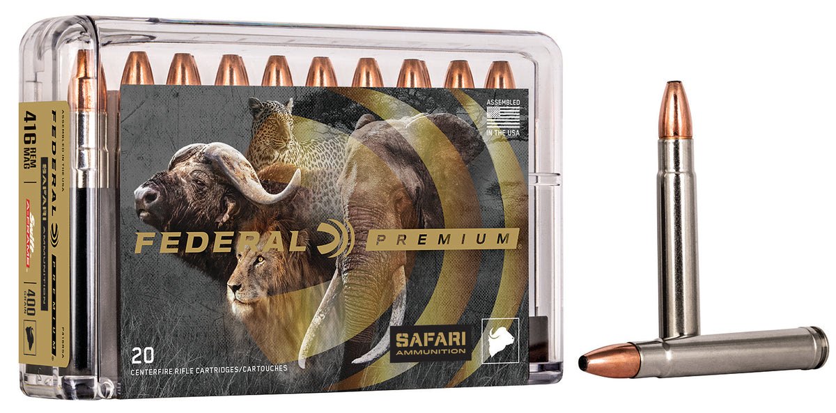 Federal Premium Safari Cape-Shok .416 Remington Mag 400 gr JSP ammo