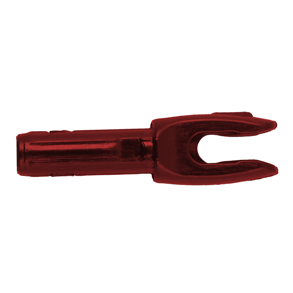 Easton 4mm MicroLite Deep Six Arrow Nocks Red 12 pk.
