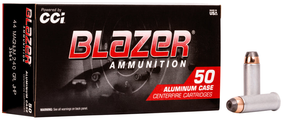 CCI 44 Rem Mag Blazer 3564 240gr JHP Ammo
