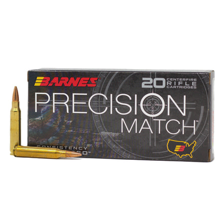 Barnes Precision Match 5.56x45mm NATO 69 gr OTM ammo 2900 FPS