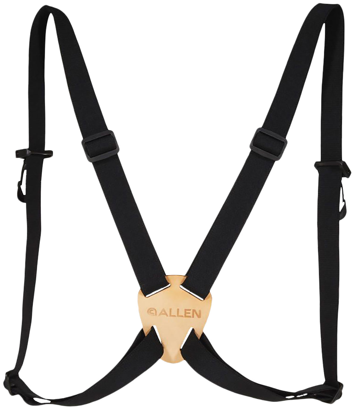 Allen 199 Deluxe Binocular Harness Strap, 1.25 Inch Adjustable, Black Elastic