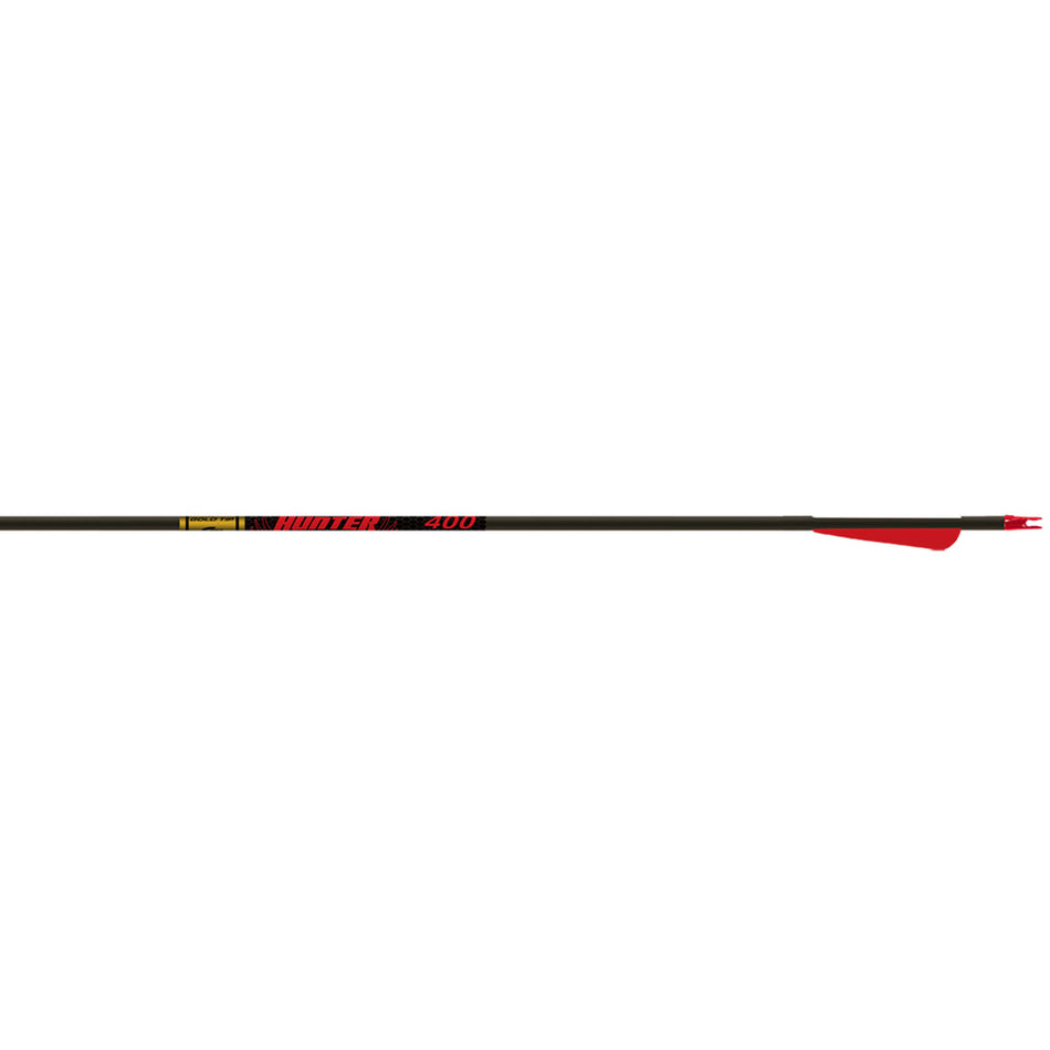 Gold Tip Hunter Arrows 400 Spine with 4 in. Vanes 6-Pack