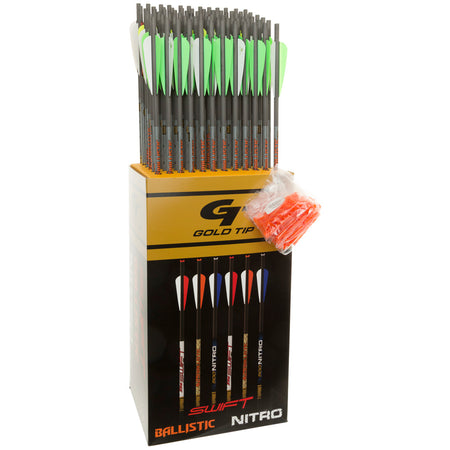 Gold Tip Ballistic Crossbow Bolts 20 in. 4 in. Vanes Bulk 72-Pack