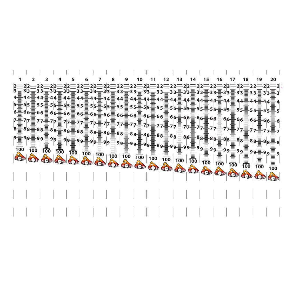 Axcel AccuTouch Bow Sight Tape Set with 40 Yardage Scales