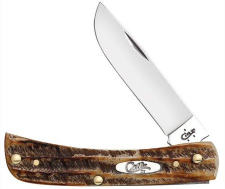 Case Knives 6.5 Bone Stag Sod Buster Jr Folding Pocket Knife