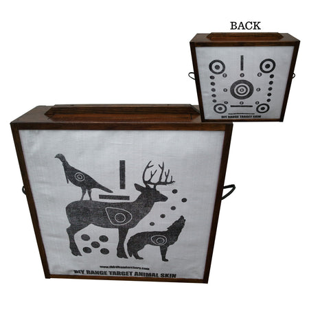 Third Hand Box Target Skins Animal and Tic-Tac-Toe Face 3x3 ft