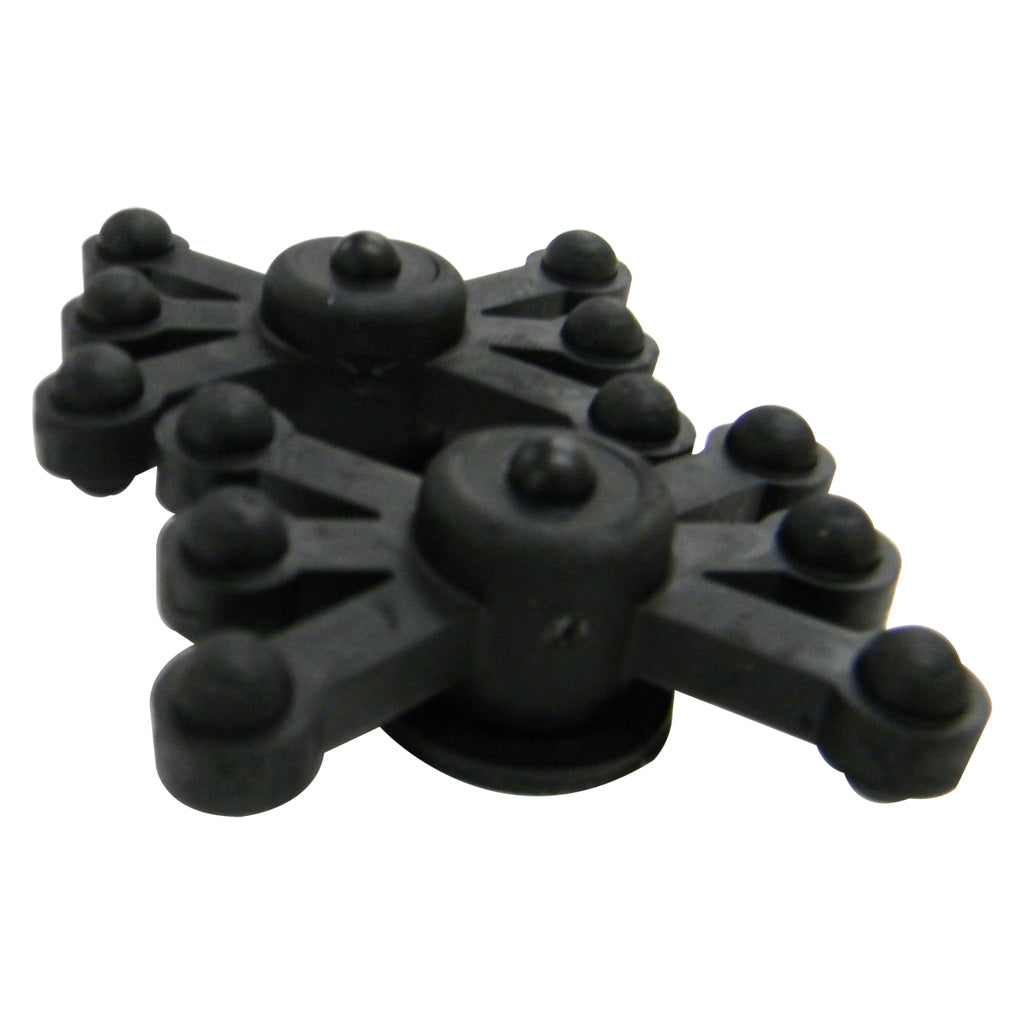 BowJax MonsterJax Solid Limb Dampener for Crossbows Black 2-Pack