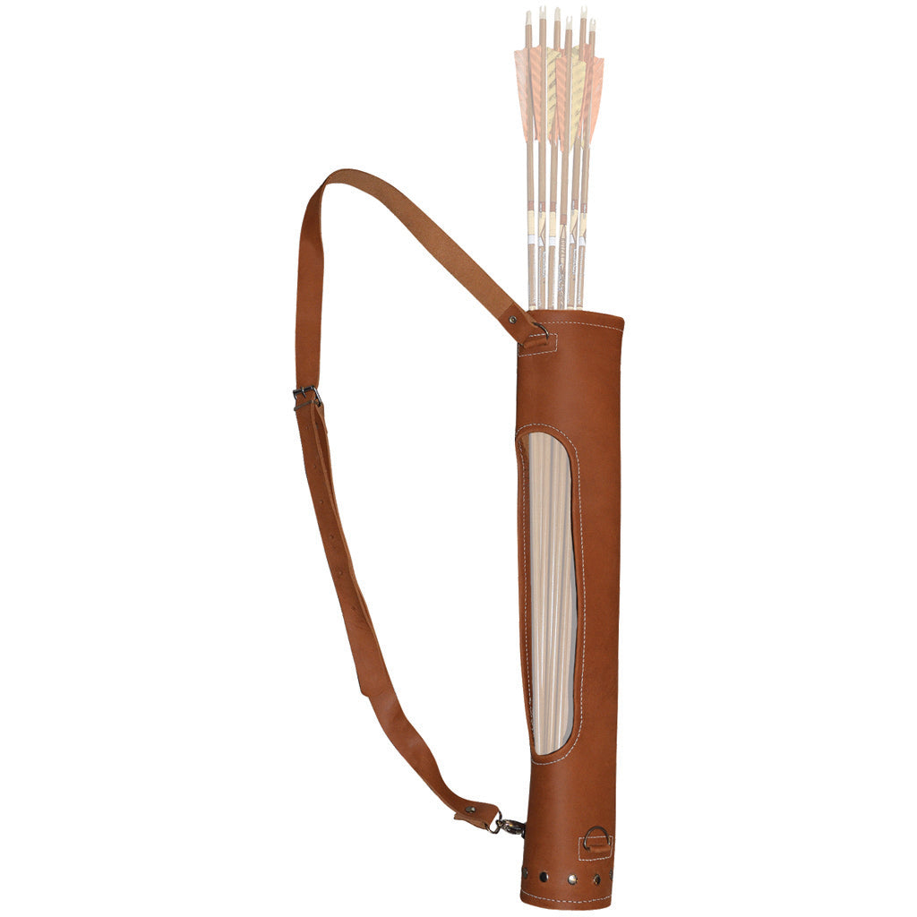 Vista Cunningham Traditional Over-the-Shoulder Quiver RH/LH Buffalo Hide