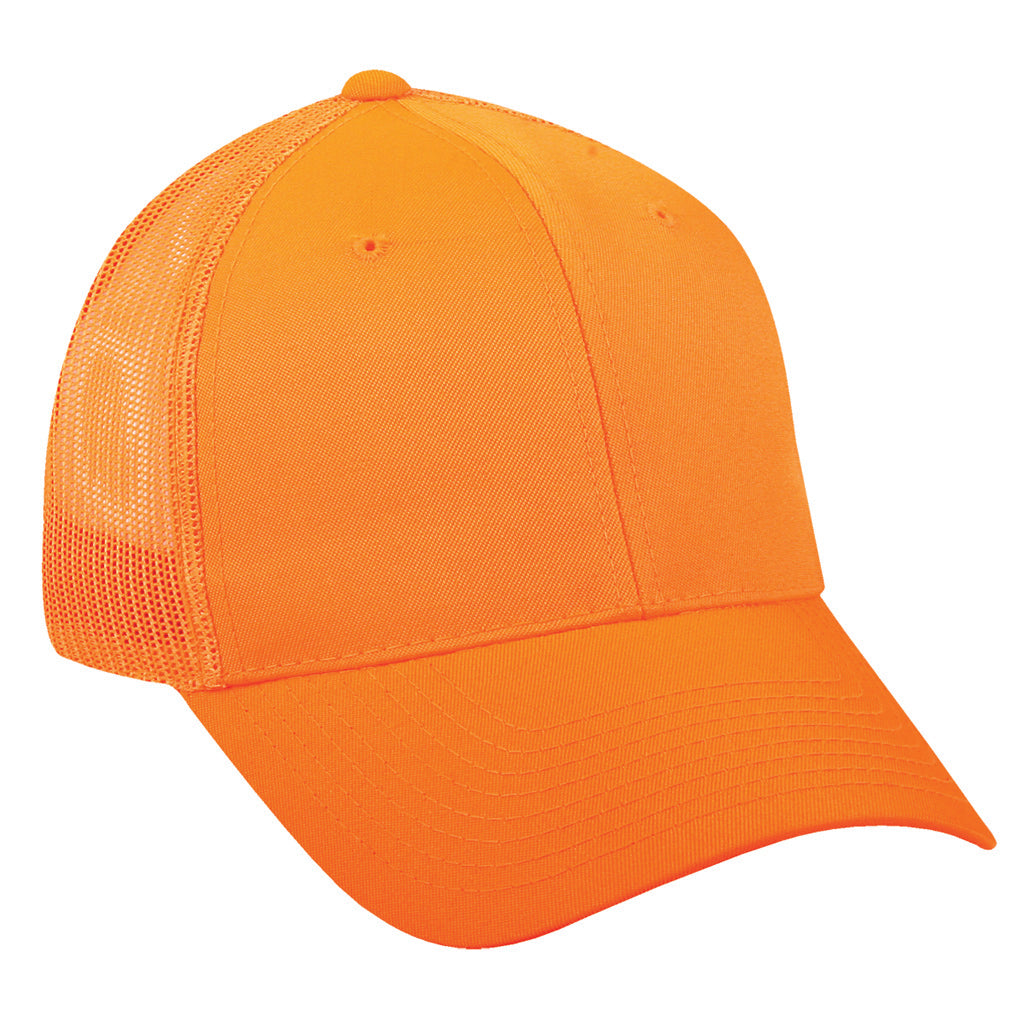 Outdoor Cap Mesh-Back Hunting Hat Blaze Orange