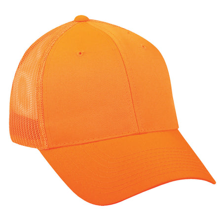 Outdoor Cap Mesh-Back Hunting Hat Blaze Orange