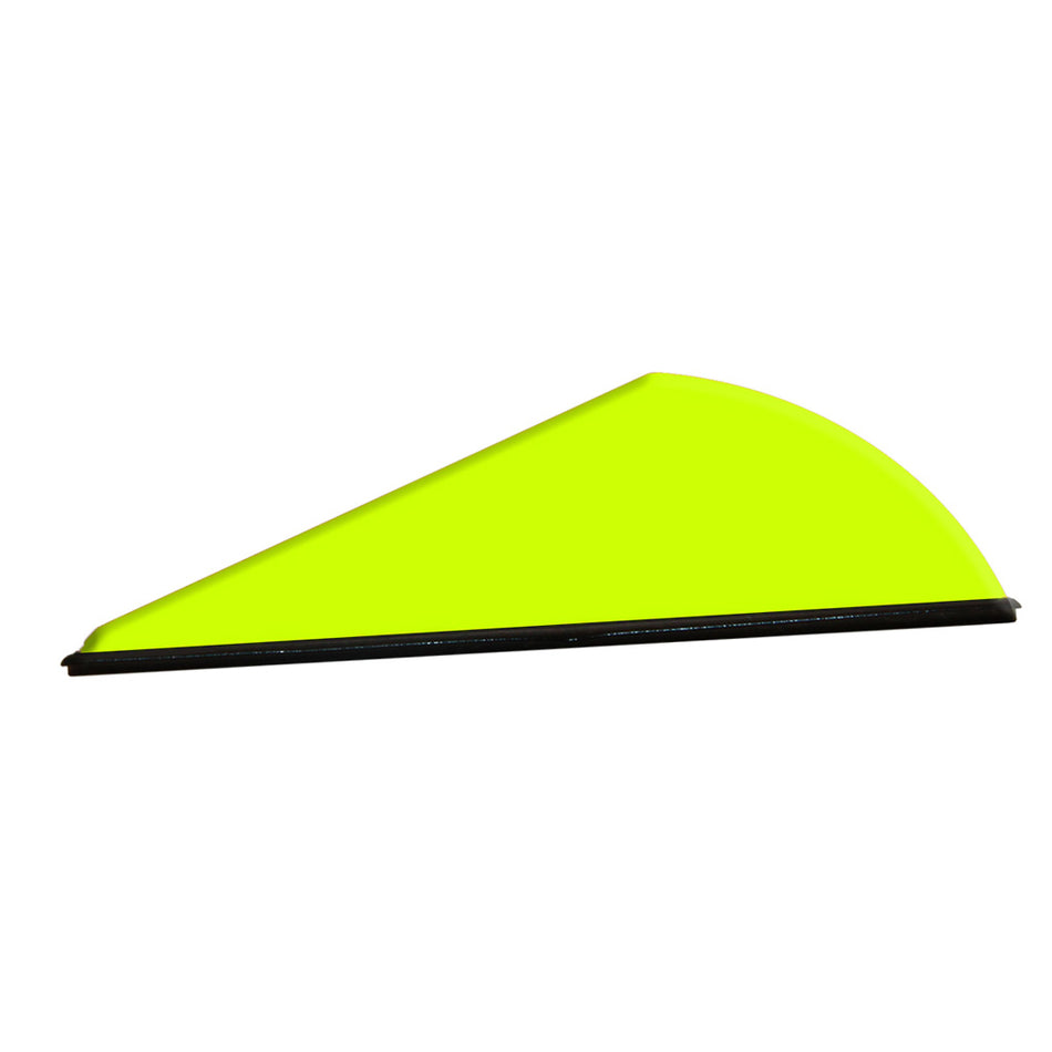 Q2i Rapt-X High-Profile Arrow Vanes Neon Yellow 100 pk.