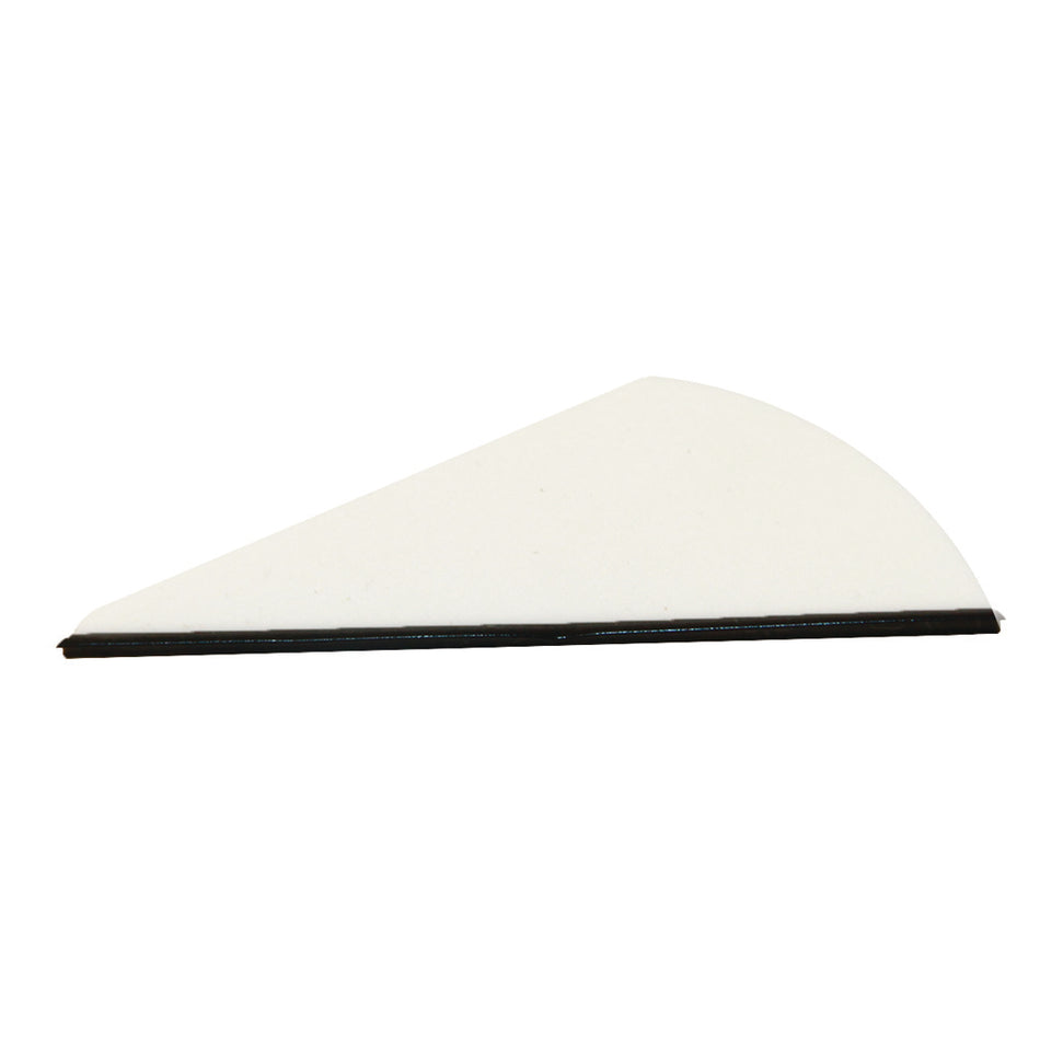 Q2i Rapt-X High-Profile Arrow Vanes White 100 pk.