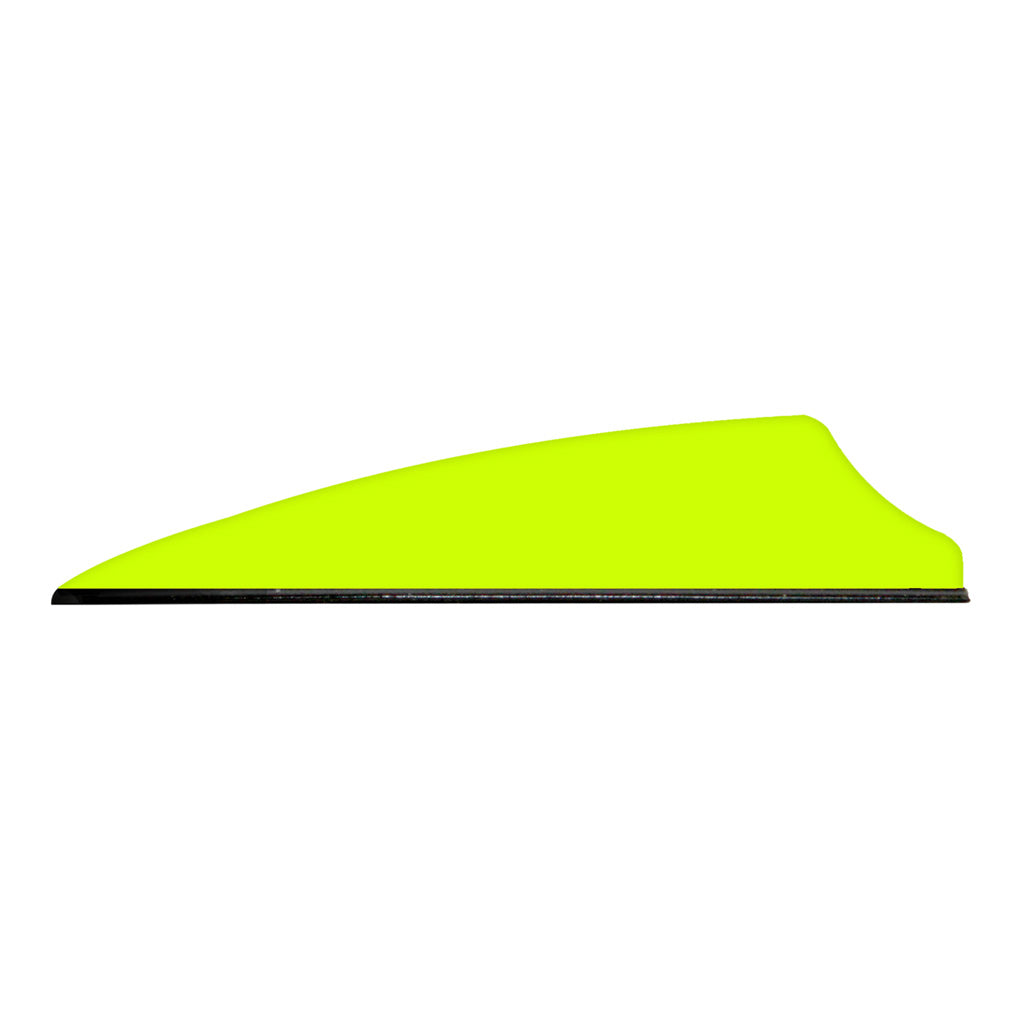 Q2i Fusion X-II Neon Yellow Arrow Vanes 2.1 in. 100 Pack