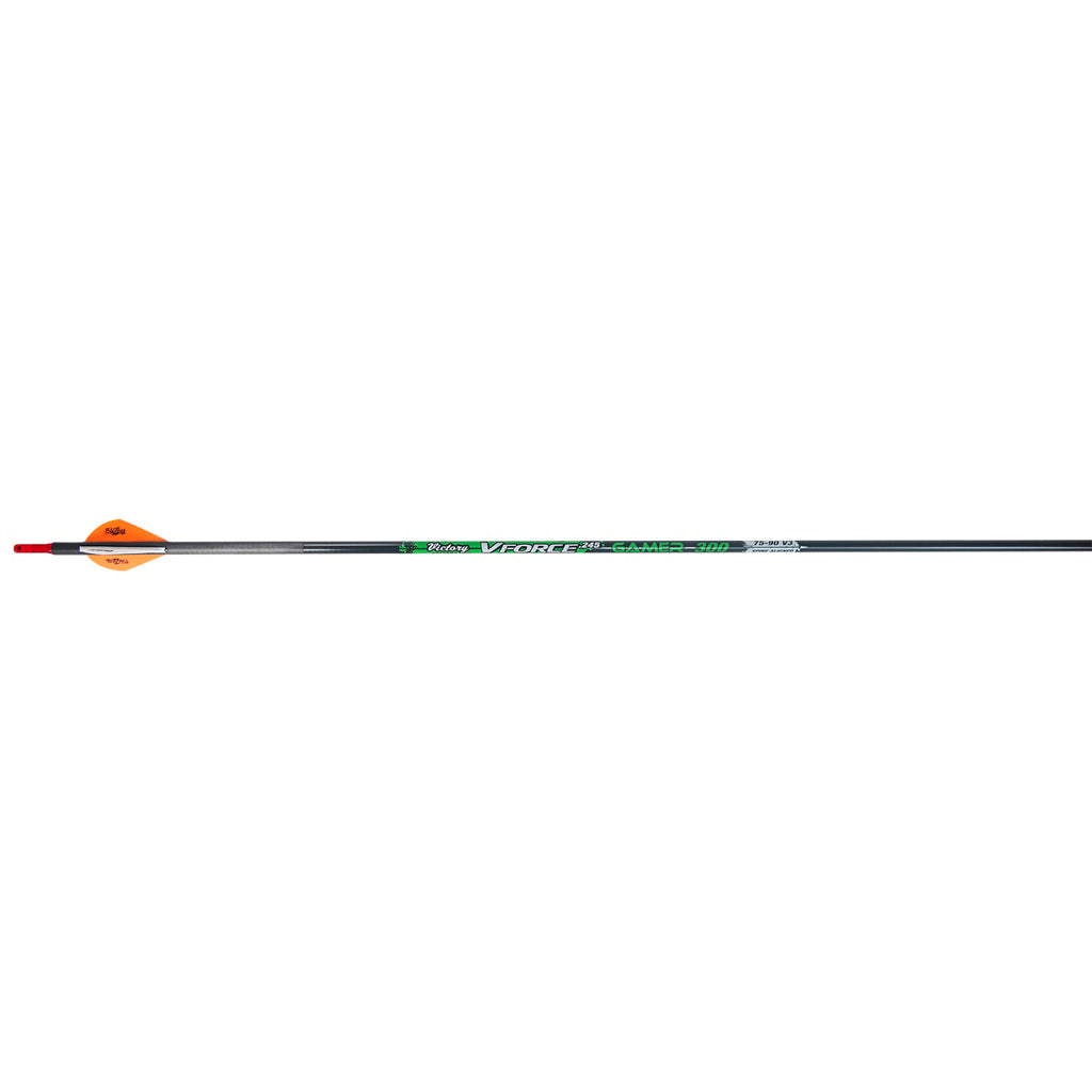 Victory VForce Gamer Carbon Arrows 500 Spine Blazer Vanes 6-Pack