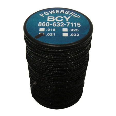 BCY Power Grip Bowstring Serving Black .021 75 yds.