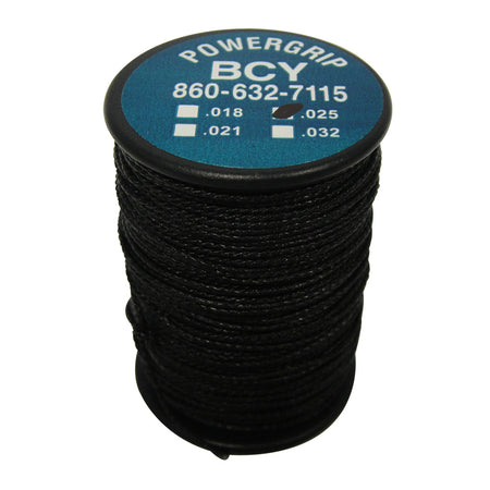 BCY Power Grip Bowstring Serving Black .025 50 yds.