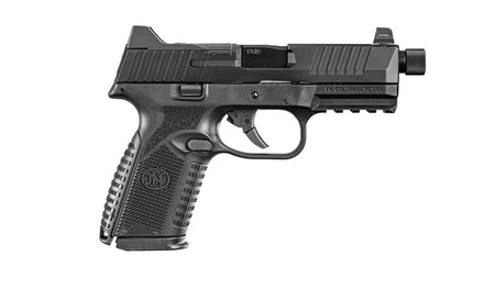 FN 66100837 509MT 9mm Luger 15+1/24+1, 4.50" Black Target Crown/Threaded Steel Barrel, Matte Black Optic Ready/Serrated Steel Slide, Matte Black Polymer Frame w/Picatinny Rail, Ambidextrous