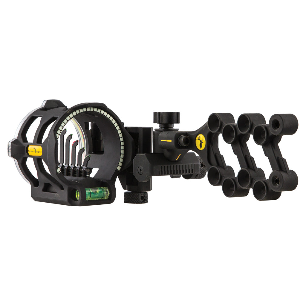 Trophy Ridge Peak 5-Pin Bow Sight .019 RH Black