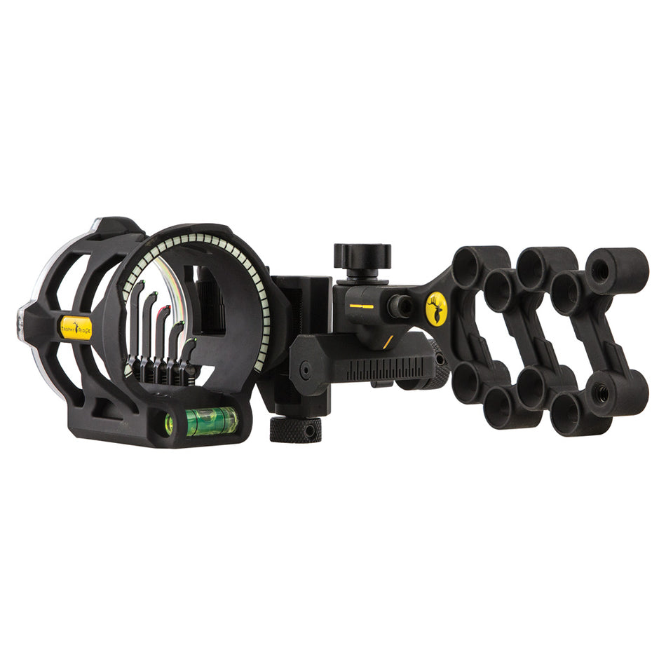 Trophy Ridge Peak 5-Pin Bow Sight .019 RH Black