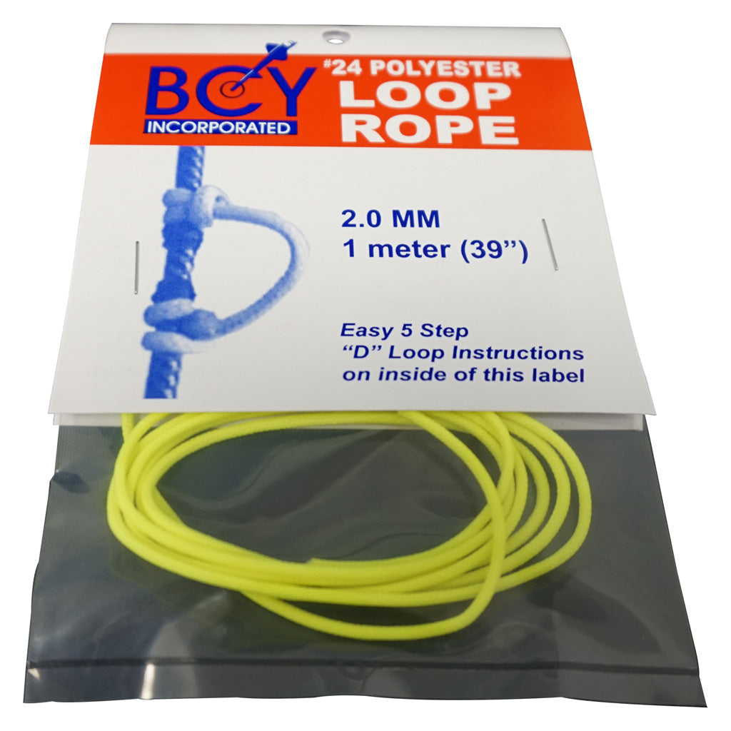 BCY 24 D-Loop Bowstring Material Neon Yellow 1m