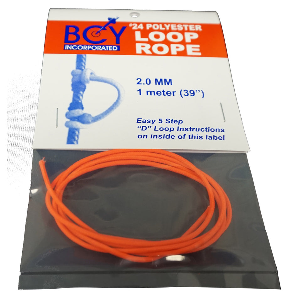 BCY 24 D-Loop Bowstring Material Neon Orange 1m
