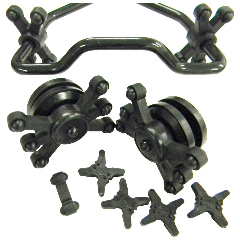 BowJax Complete Crossbow Dampener Kit Split Limb Black