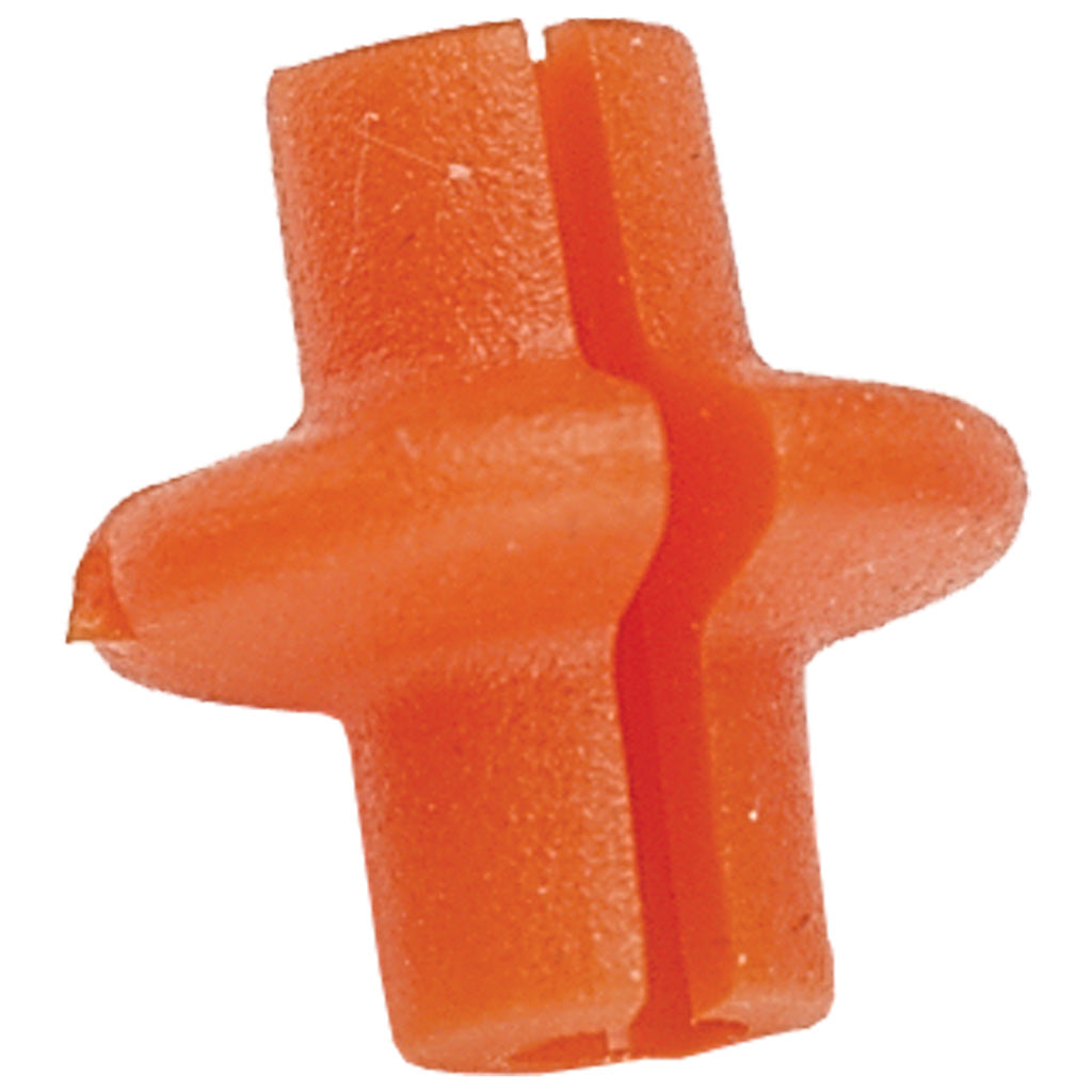 Pine Ridge Slotted Kisser Button Orange 1 pk.