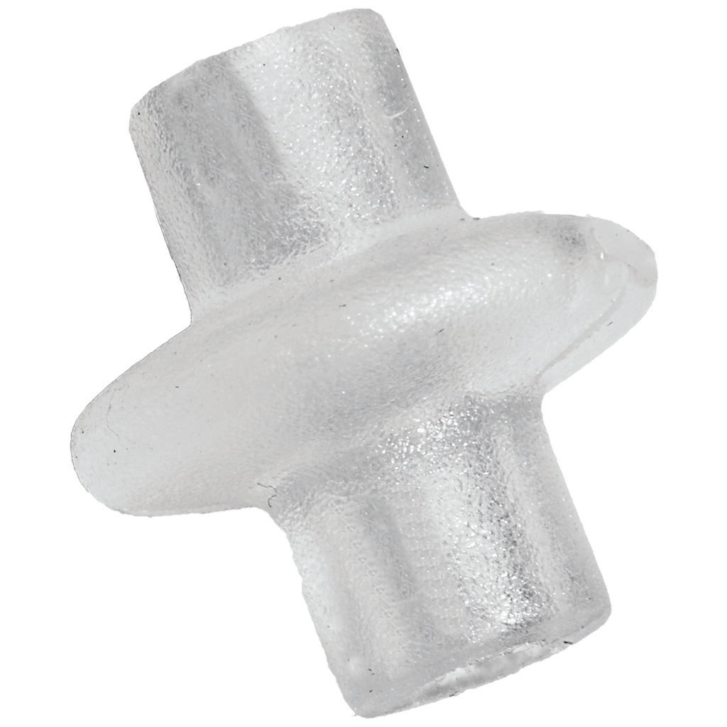 Pine Ridge Slotted Kisser Button Clear 1 pk.