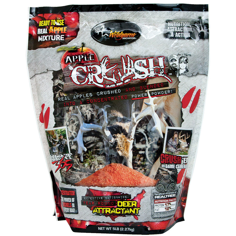 Wildgame Apple Crush Mix Deer Attractant 5 lb Natural Apple Blend