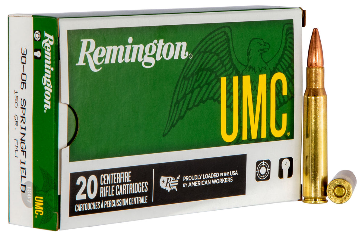 Remington 23699 UMC Full Metal Jacket FMJ 150 Grain .30-06 Springfield