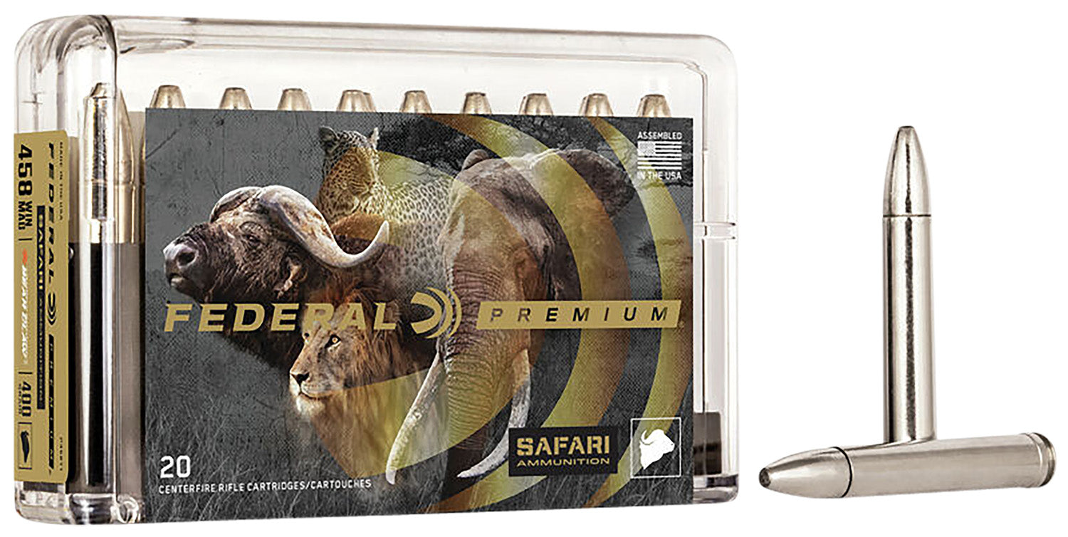 Federal Premium Safari Cape-Shok .458 Winchester Mag 400 gr JSP ammo