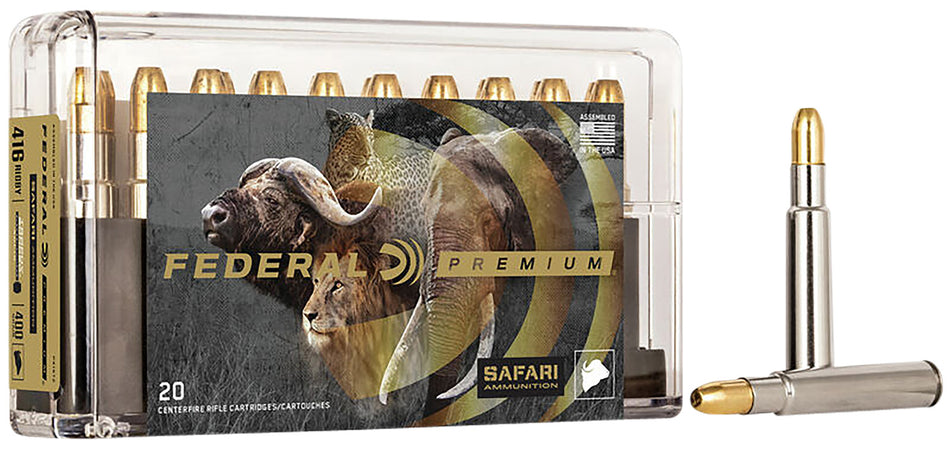 Federal Premium Safari Cape-Shok .416 Rigby 400 gr FMJ ammo