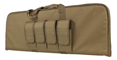 NcSTAR VISM AR/AK Carbine Case 36" 4 Mag Pouches Lockable Tan