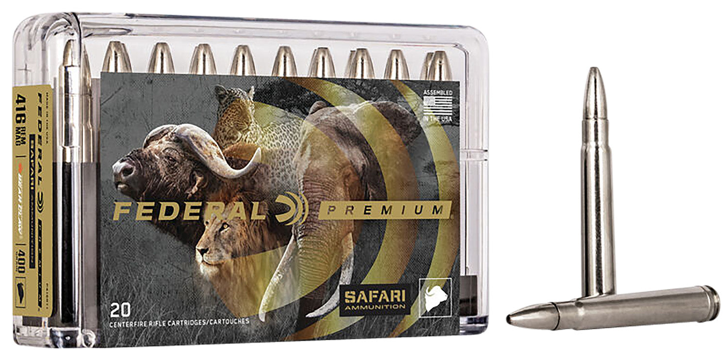 Federal Premium Safari Cape-Shok .416 Remington Mag 400 gr JSP ammo