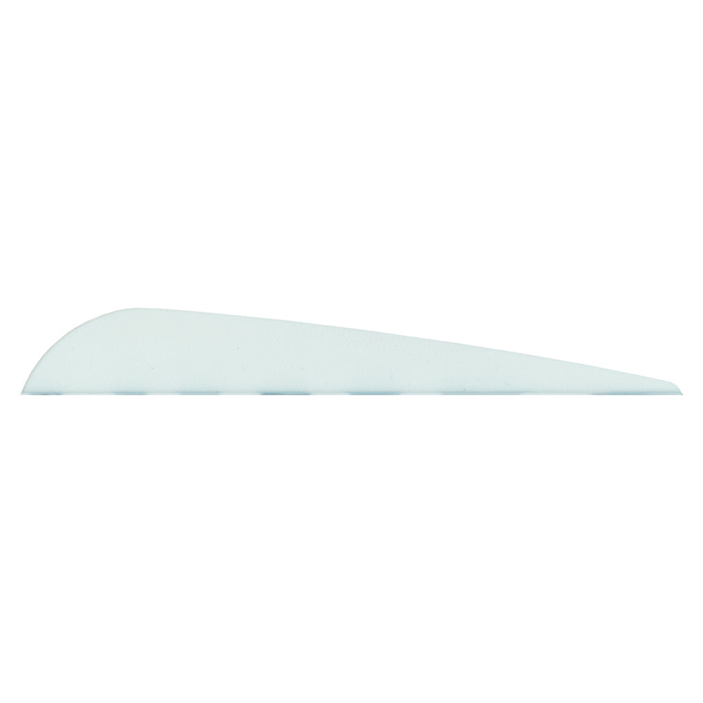 Bohning Bronco Arrow Vanes White 4 in. 100-Pack