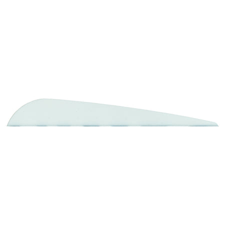 Bohning Bronco Arrow Vanes White 4 in. 100-Pack