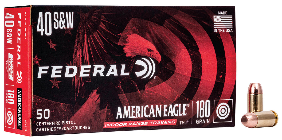 American Eagle AE40N1  Total Metal Jacket TMJ 180 Grain .40 S&W