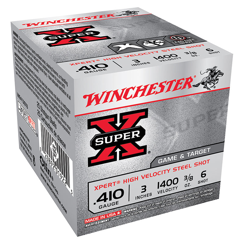 Winchester  .410 Bore 3 in / 3 in #6 3/8 oz