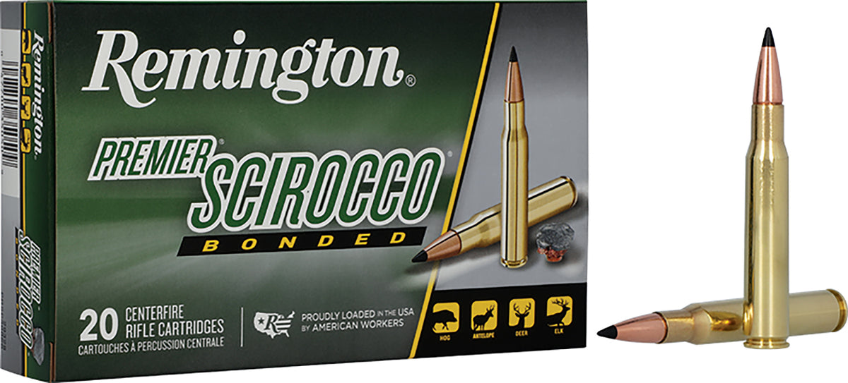Remington 29316 Premier Scirocco Bonded Swift Scirocco II Bonded Polymer Tip  150 Grain 7mm Remington Mag