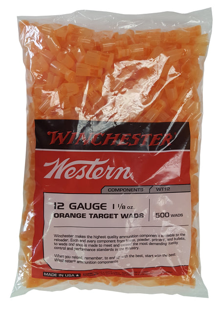 Winchester Double A 12 Gauge Orange Wads Bulk Case 5000/Case