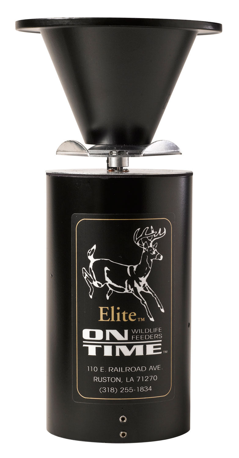 On Time 11113 Elite Lifetime Feeder, 6 Programs, 1-30 Second Duration, Black