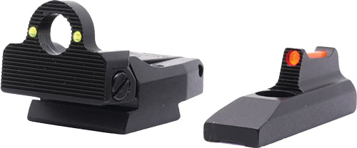 Williams Adjustable Ghost Ring Fiber Optic Sight Set for Ruger MK III/IV 22/45 Lite