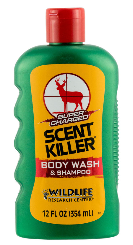 Wildlife Research Scent Killer Super Charged Body Wash & Shampoo Odor Eliminator 12 oz