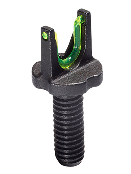 HiViz AR2008 AR-15 Tactical Front Sight Post Black with Green/Red Fiber Optic LitePipes