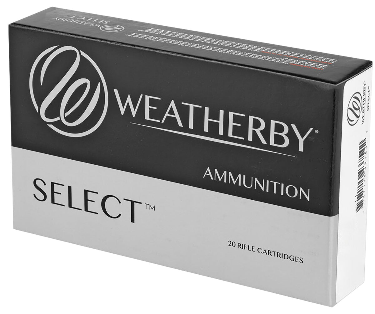 Weatherby Select Plus Interlock .224 Weatherby Mag 55 gr JSP ammo