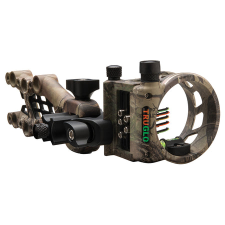 TruGlo Carbon Hybrid Micro 5-Pin Bow Sight .019 RH/LH Realtree Xtra