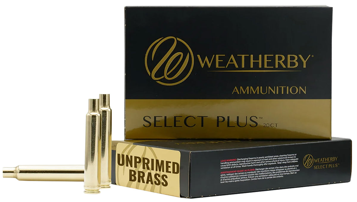 Weatherby 240 Weatherby Magnum Unprimed Brass Cases for Rifle 20-Count