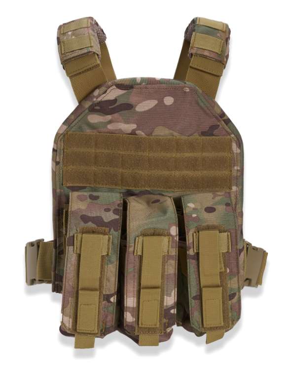Guard Dog Body Armor Terrier Plate Carrier Multicam with Multiple Pouches