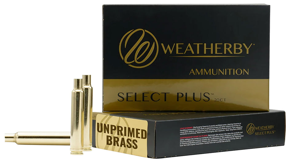 Weatherby 338-378 Weatherby Magnum Unprimed Brass Cases for Rifle 20-Count